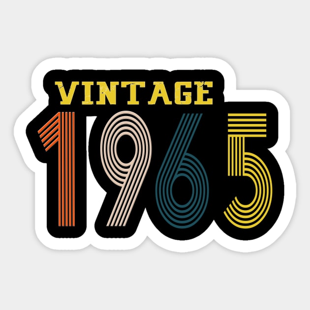 1965 vintage retro year Sticker by Yoda